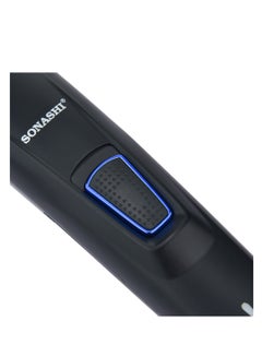 SONASHI Rechargeable Hair Clipper  Sharp Stainless Steel Cutter Blade With Cordless Continuous Working Time  3 Hours With Liion Battery And USB Cable For Charging  SHC-1059 Black  - Image 4