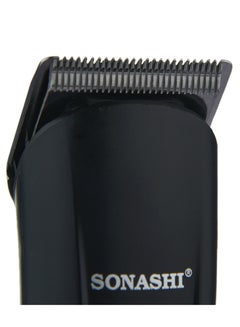 SONASHI Rechargeable Hair Clipper  Sharp Stainless Steel Cutter Blade With Cordless Continuous Working Time  3 Hours With Liion Battery And USB Cable For Charging  SHC-1059 Black  - Image 3