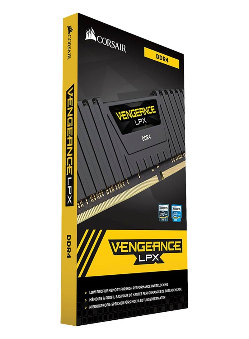 كورسير - ذاكرة سطح المكتب CORSAIR - VENGEANCE LPX 32GB (2x16GB) DDR4 3600MHz C18 UDIMM - أسود - Image 1