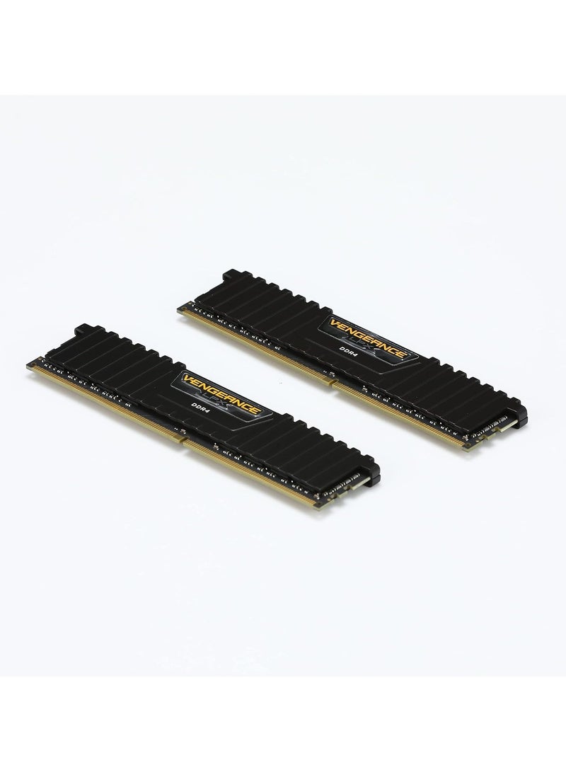كورسير - ذاكرة سطح المكتب CORSAIR - VENGEANCE LPX 32GB (2x16GB) DDR4 3600MHz C18 UDIMM - أسود - Image 1