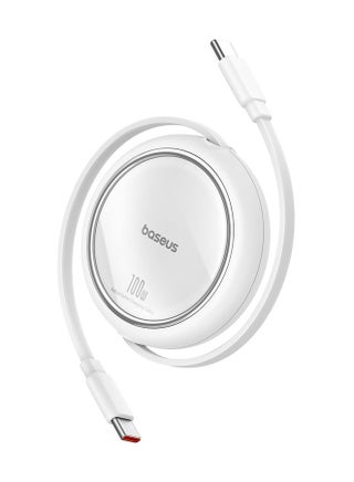 Free2Draw Mini Retractable Charging Cable Type-C To Type-C 100W 1m Moon White - pnsku/N70099138V/45/_/1723012278/b6ec35fc-4d90-401c-b2ca-17eddb2f3d60
