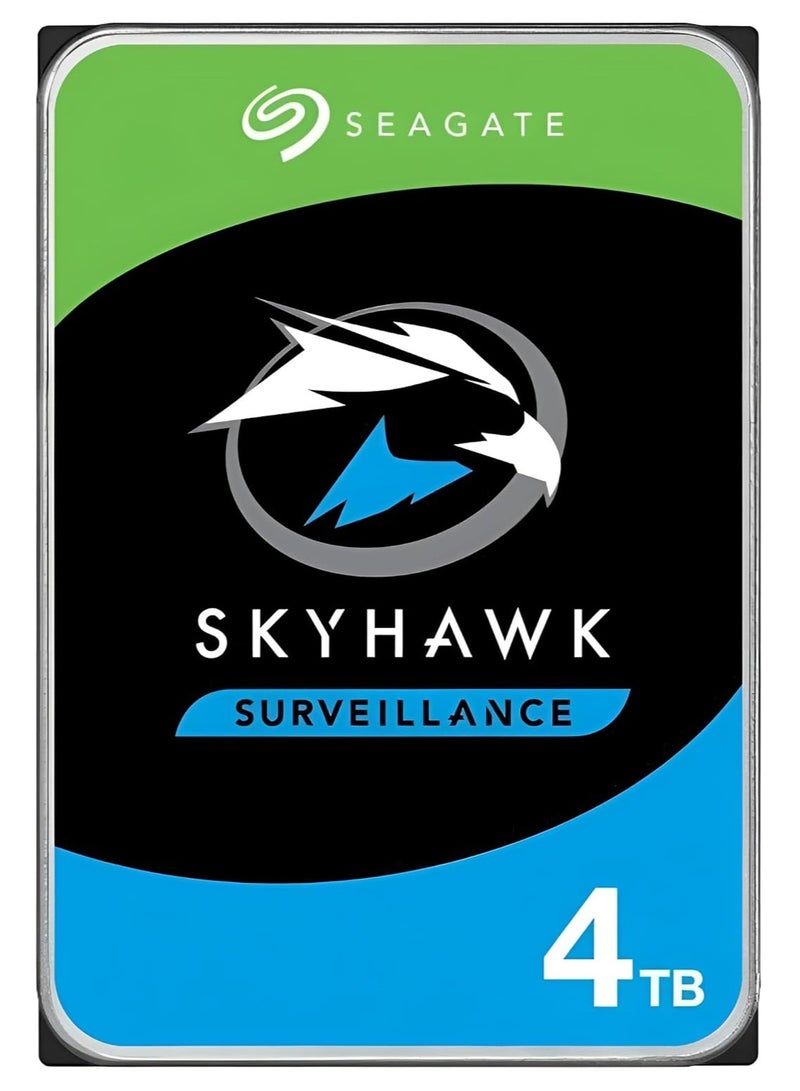 Seagate - Skyhawk ST4000VX013 Hard Drive - 3.5" Internal - SATA (SATA/600) - Network Video Recorder, Video Surveillance System Device Supported 4 TB - Image 1