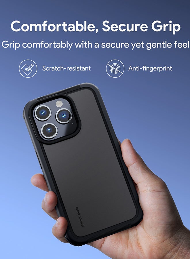 Aukey UrbanGuard Elite Magnetic Hard-Shell For iPhone 15 Pro Grey  - Image 2