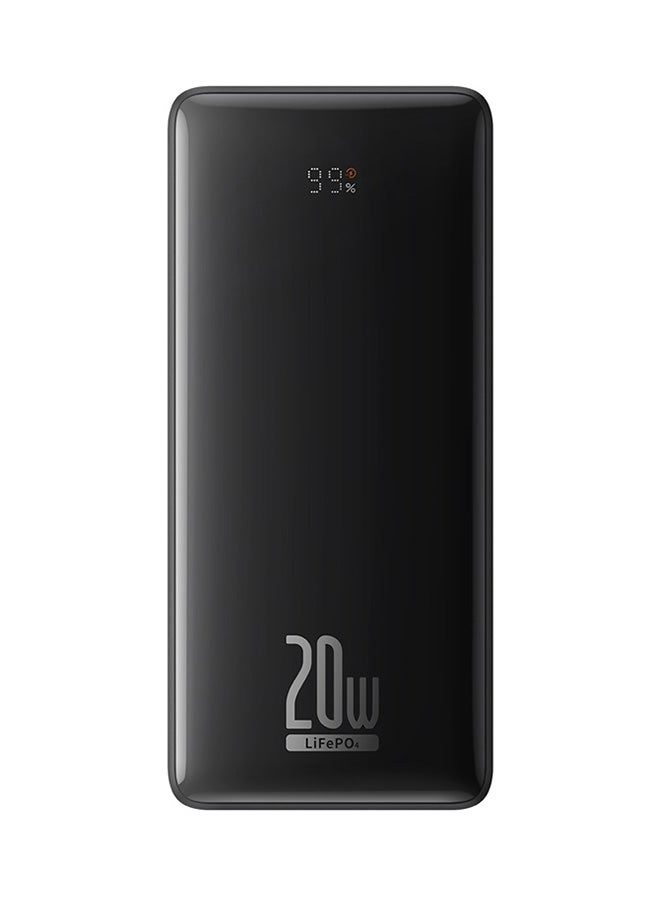 Baseus 27600 mAh LifePO4 Digital Display Power Bank Black  - Image 1