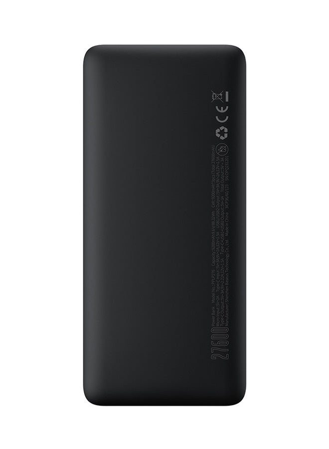 Baseus 27600 mAh LifePO4 Digital Display Power Bank Black  - Image 2