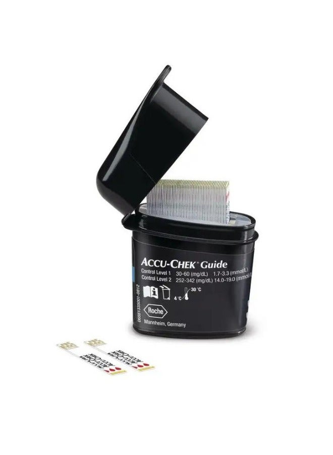 ACCU-CHEK Guide 50 Test Strips Reliable Blood Glucose Monitoring For Meters - Image 2