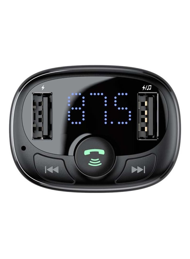 Baseus - OS T Shaped S-09A Car Bluetooth MP3 Player (Standard Edition) Black - Image 1