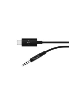 RockStar 3.5 mm Audio Cable With USB-C Connector 1.8m Black - pnsku/N70099185V/45/_/1723016059/911ecc09-cbca-42b5-98dd-bda362d62478