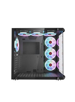 Emperor Midnight III Series Mid Tower Gaming Case - ARGB+Remote, 7 Fans Case Black - pnsku/N70099210V/45/_/1723188423/4701ac45-106b-4b13-95a4-eca3d01e676f