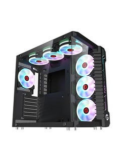 Emperor Midnight III Series Mid Tower Gaming Case - ARGB+Remote, 7 Fans Case Black - pnsku/N70099210V/45/_/1723188427/85c722af-e49f-405d-aabb-33405a2c1c87