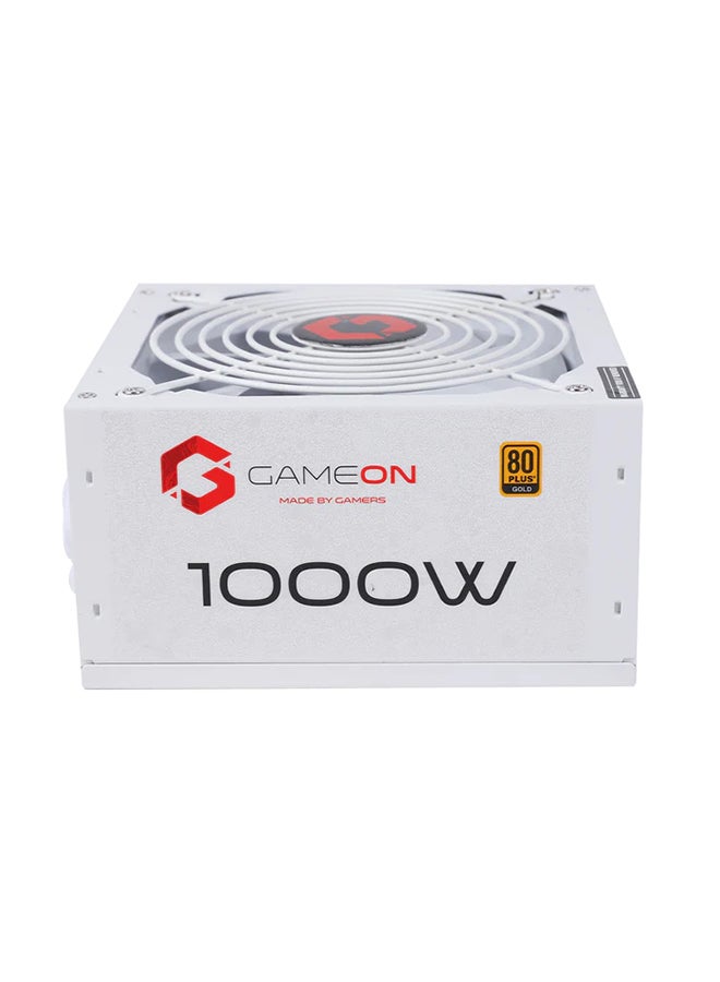 GAMEON SPY2 ATX 1000 WATTS 80 PLUS Gold Value Gaming Power Supply White - Image 3