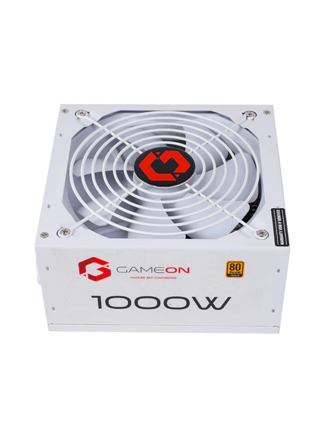 GAMEON SPY2 ATX 1000 WATTS 80 PLUS Gold Value Gaming Power Supply White - Image 5