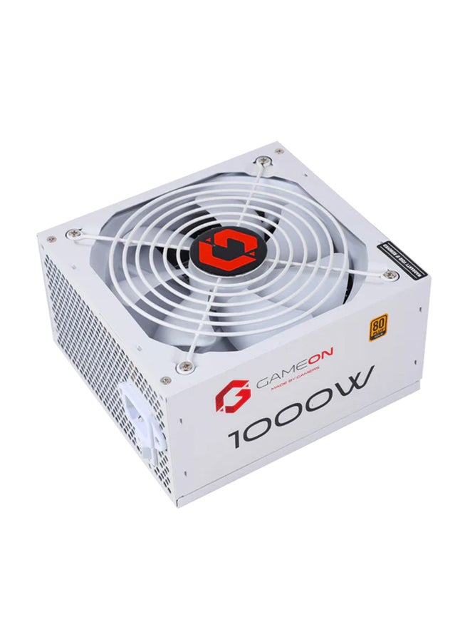 GAMEON SPY2 ATX 1000 WATTS 80 PLUS Gold Value Gaming Power Supply White - Image 4