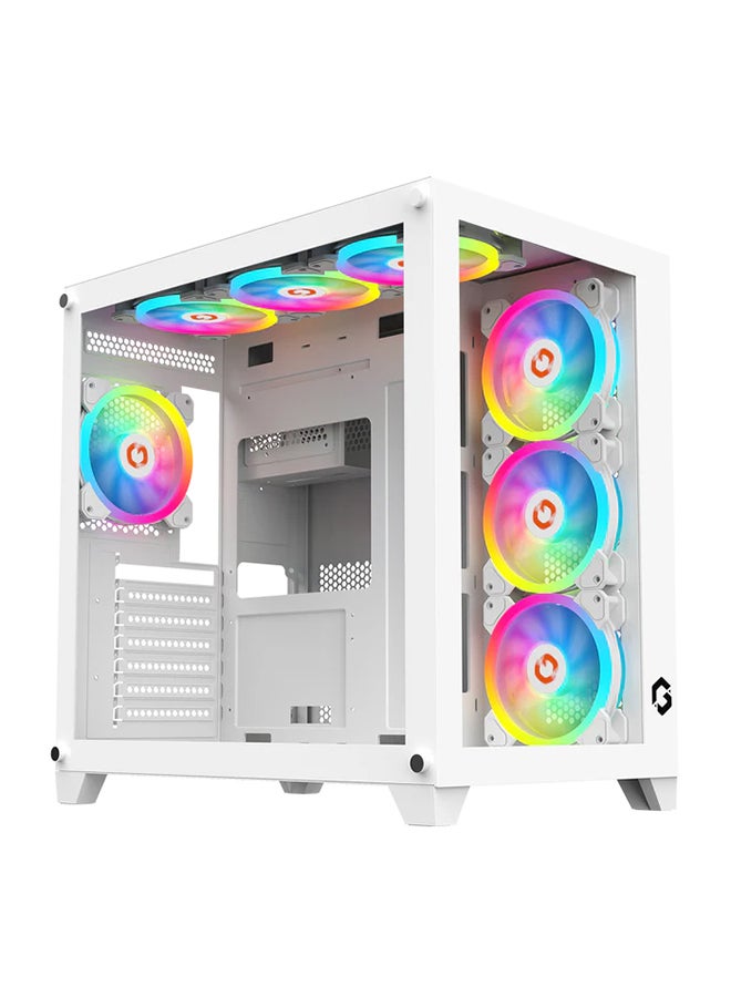 Emperor Artic Series Mid Tower Gaming Case - ARGB+Remote, 7 Fans Case White - pnsku/N70099222V/45/_/1723188454/5d3b76ed-5330-49b1-accf-22030b8b9ac3