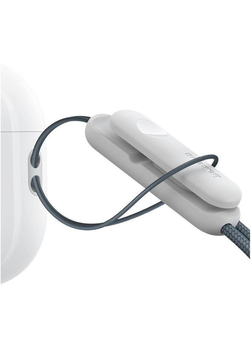 Baseus Crystal Series Earphone Lanyard Gray - Image 3