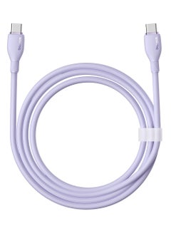 Pudding Series Fast Charging Cable Type-C To Type-C 100W 1.2M Nebula Purple