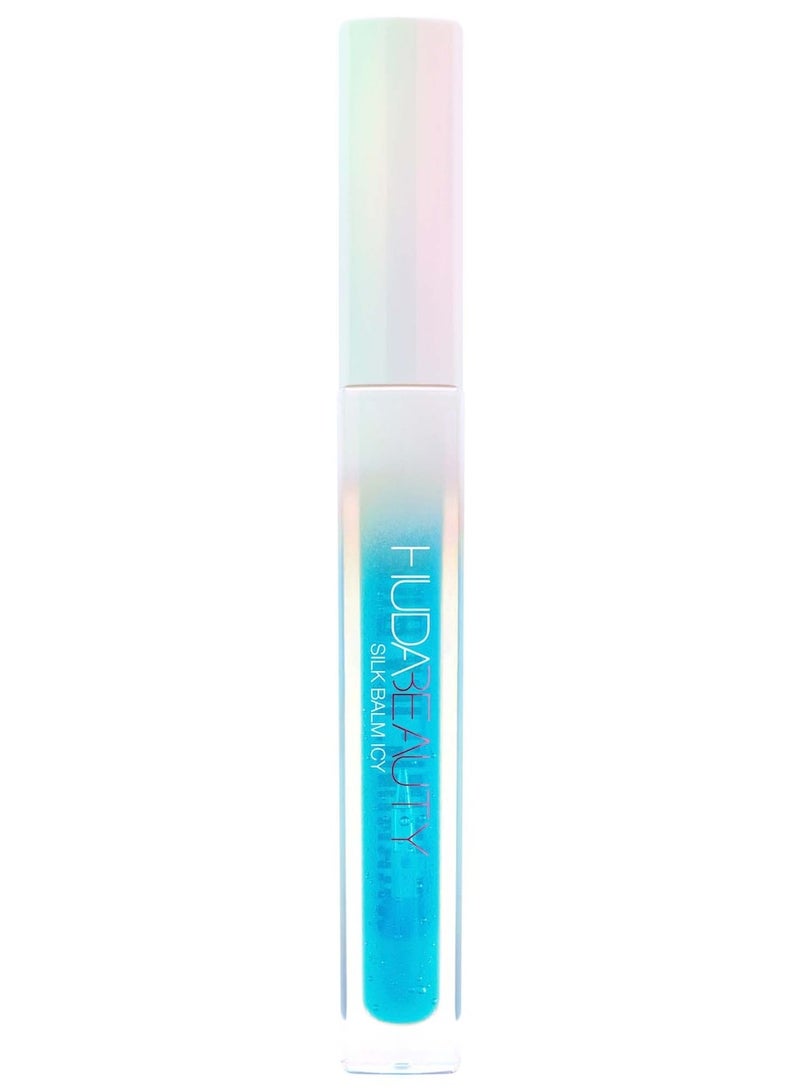 HUDA BEAUTY - Silk Balm Icy Cryo-Plumping Lip Balm- Frost, 3ml Sky Blue - Image 1