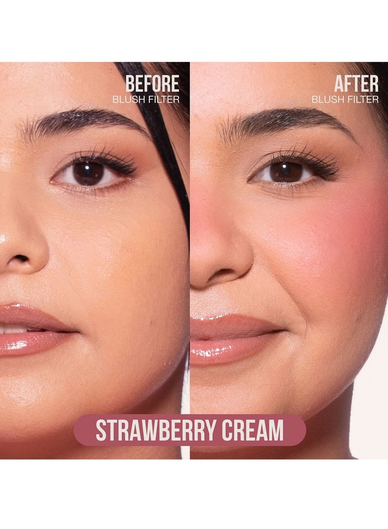 HUDA BEAUTY Blush Filter Liquid Blush - Strawberry Cream, 4.5ml Pink - Image 3