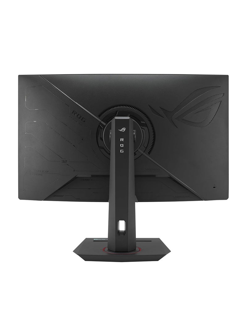 ASUS - ROG Strix XG32WCM USB Type-C Gaming Monitor – 32-inch (31.5" viewable) QHD 2560x1440, Curved, 280Hz (Overclockable), 1ms (MPRT), Fast VA Panel, Display HDR 600, 95% DCI-P3 Color Gamut, Adaptive Sync with AMD FreeSync Premium Pro & NVIDIA G-SYNC Compatible, Ergonomic Stand with RGB Lighting, Multiple Connectivity Options (HDMI, DisplayPort, USB Hub) Black - Image 1