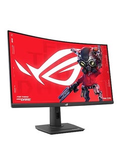 أسوس شاشة ألعاب ROG Strix XG32WCMS USB Type-C – مقاس 32 بوصة (قابلة للعرض حتى 31.5 بوصة) بدقة 2560x1440، منحنية، 280 هرتز (أعلى من 144 هرتز)، 1 مللي ثانية (GTG)، VA سريع، مزامنة ضبابية الحركة المنخفضة للغاية  - Image 2