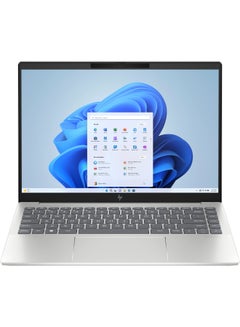 إتش بي Pavilion Plus Laptop With14-Inch Display,Core Ultra 5-125H Processor/16GB RAM/512GB SSD/Intel Arc Graphics/Windows 11 Home English/Arabic Natural Silver  - Image 1