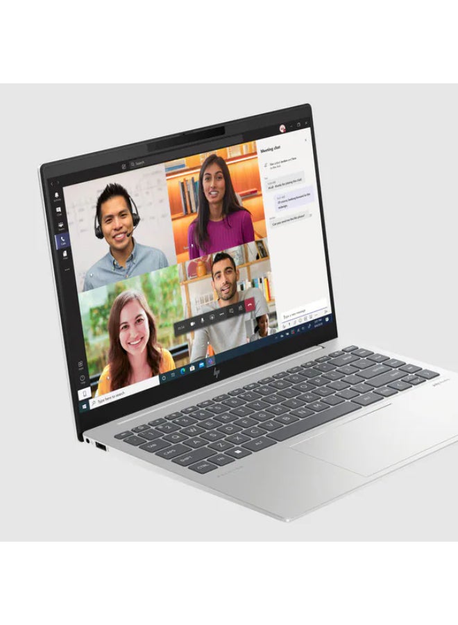 HP - Pavilion Plus Laptop With14-Inch Display,Core Ultra 5-125H Processor/16GB RAM/512GB SSD/Intel Arc Graphics/Windows 11 Home English/Arabic Natural Silver - Image 1