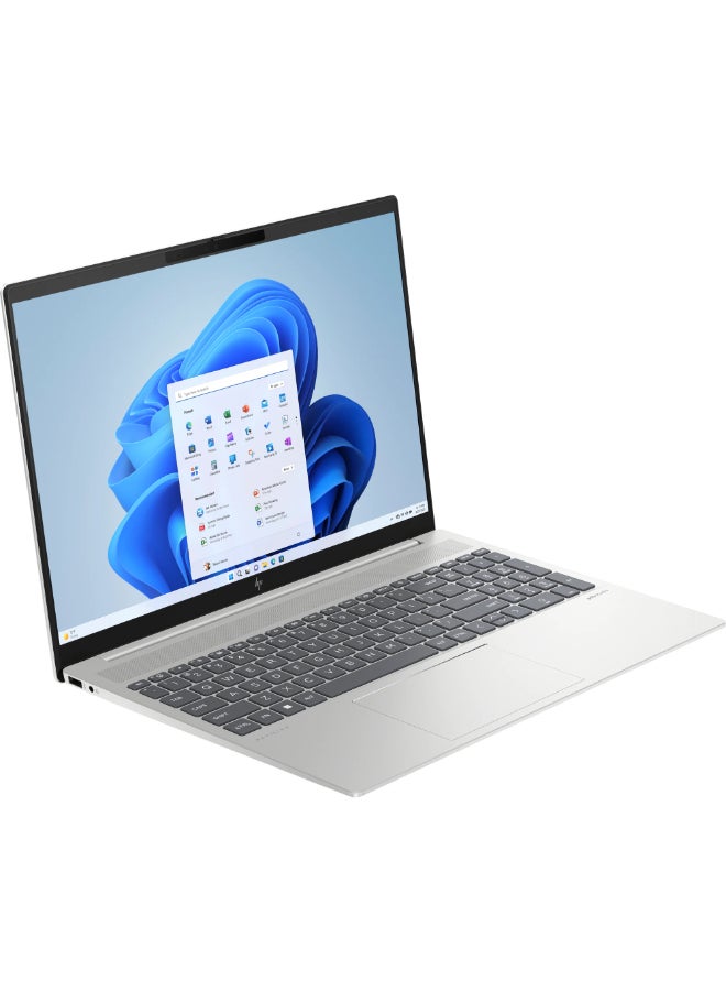 HP - Pavilion Plus Laptop With16-Inch Display,Core Ultra 7-155H Processor/16GB RAM/1TB SSD/Intel Arc Graphics/Windows 11 Home English/Arabic Natural Silver - Image 1