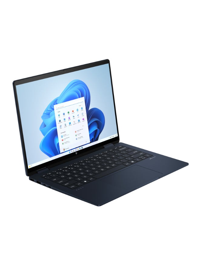 HP - Envy x360 Convertible 2-In-1 Laptop With 14-Inch Display,Core Ultra 5-125H Processor/16GB RAM/512GB SSD/Intel Arc Graphics/Windows 11 Home English/Arabic Athmospheric Blue - Image 1