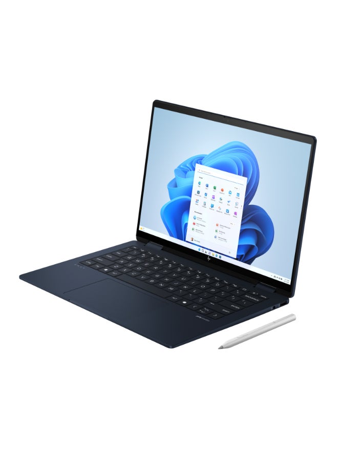 HP - Envy x360 Convertible 2-In-1 Laptop With 14-Inch Display,Core Ultra 5-125H Processor/16GB RAM/512GB SSD/Intel Arc Graphics/Windows 11 Home English/Arabic Athmospheric Blue - Image 1