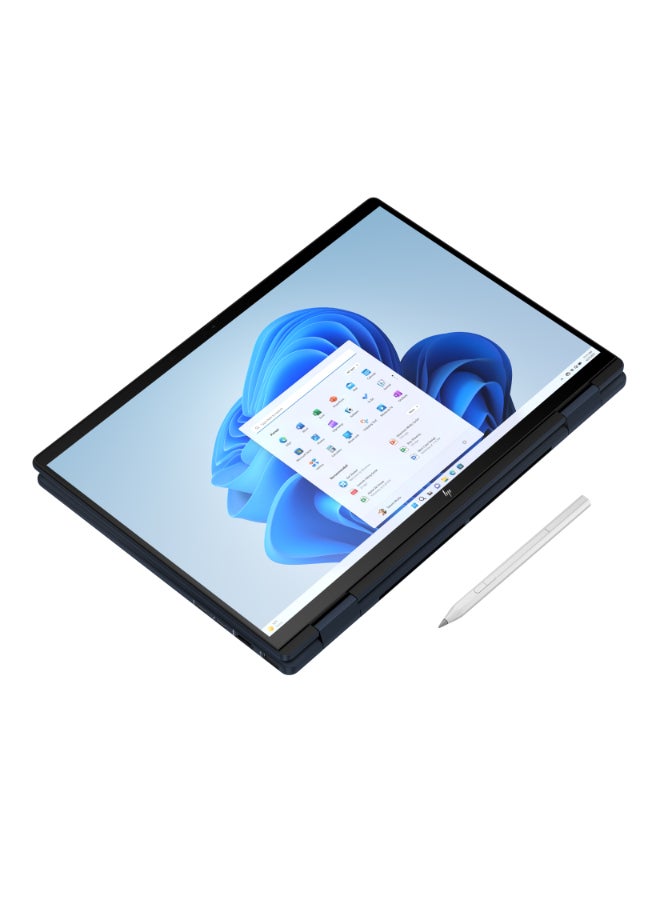 HP - Envy x360 Convertible 2-In-1 Laptop With 14-Inch Display,Core Ultra 5-125H Processor/16GB RAM/512GB SSD/Intel Arc Graphics/Windows 11 Home English/Arabic Athmospheric Blue - Image 1