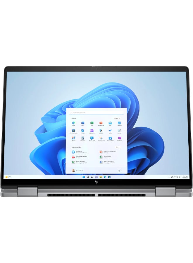 HP - Envy x360 Convertible 2-In-1 Laptop With 14-Inch Display,Core Ultra 5-125H Processor/16GB RAM/512GB SSD/Intel Arc Graphics/Windows 11 Home English/Arabic Meteor Silver - Image 1