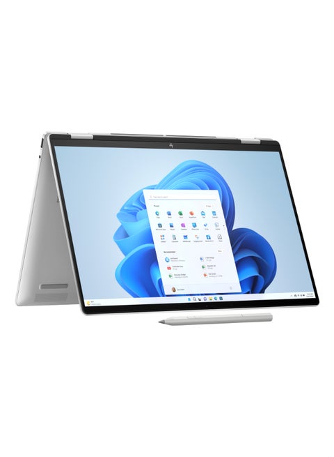 Envy x360 Convertible 2-In-1 Laptop With 16-Inch Display,Core Ultra 7-155H Processor/16GB RAM/1TB SSD/Intel Arc Graphics/Windows 11 Home English/Arabic Glacier Silver