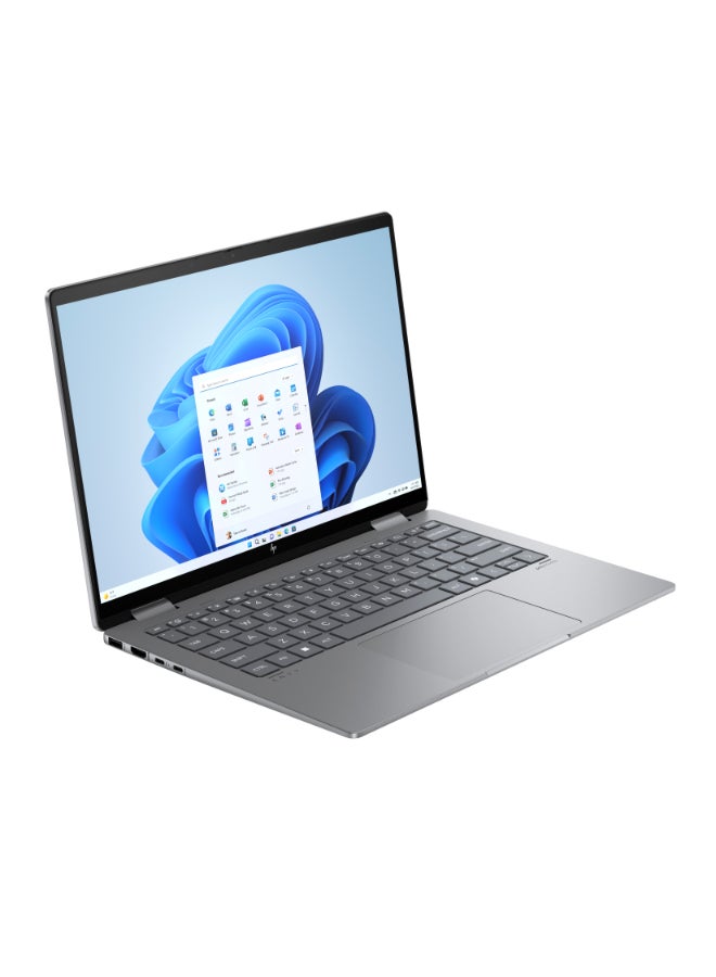 HP - Envy x360 Convertible 2-In-1 Laptop With 14-Inch Display,Core Ultra 7-155H Processor/16GB RAM/1TB SSD/Intel Arc Graphics/Windows 11 Home English/Arabic Meteor Silver - Image 1