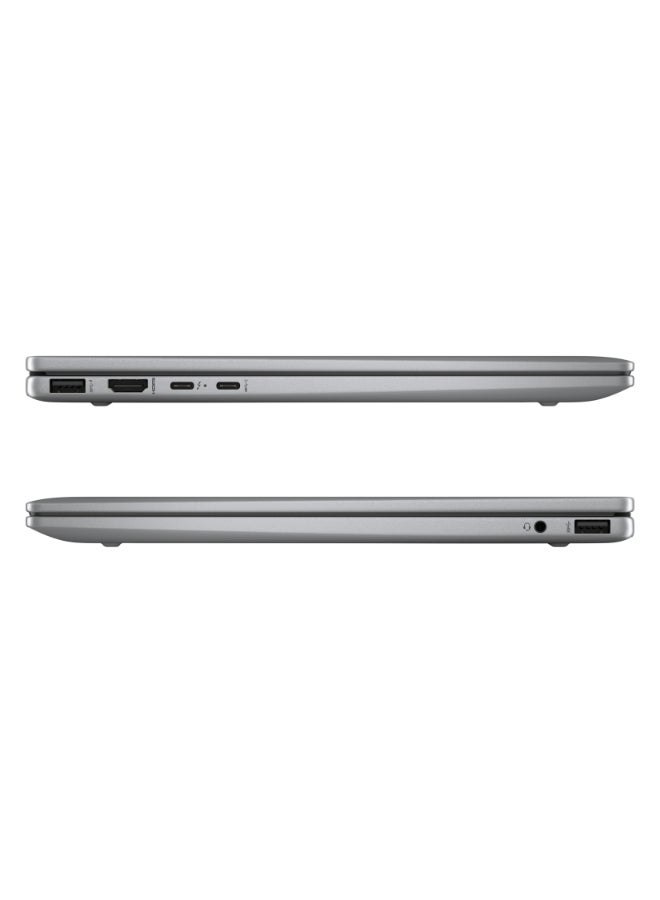 HP - Envy x360 Convertible 2-In-1 Laptop With 14-Inch Display,Core Ultra 7-155H Processor/16GB RAM/1TB SSD/Intel Arc Graphics/Windows 11 Home English/Arabic Meteor Silver - Image 1