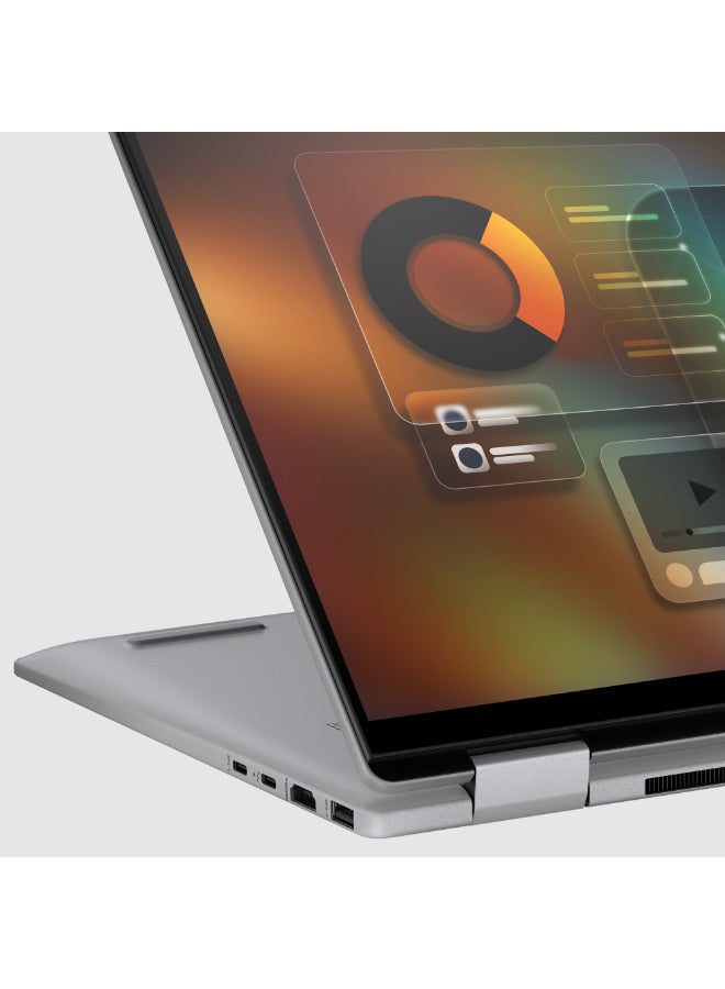 HP - Envy x360 Convertible 2-In-1 Laptop With 14-Inch Display,Core Ultra 7-155H Processor/16GB RAM/1TB SSD/Intel Arc Graphics/Windows 11 Home English/Arabic Meteor Silver - Image 1
