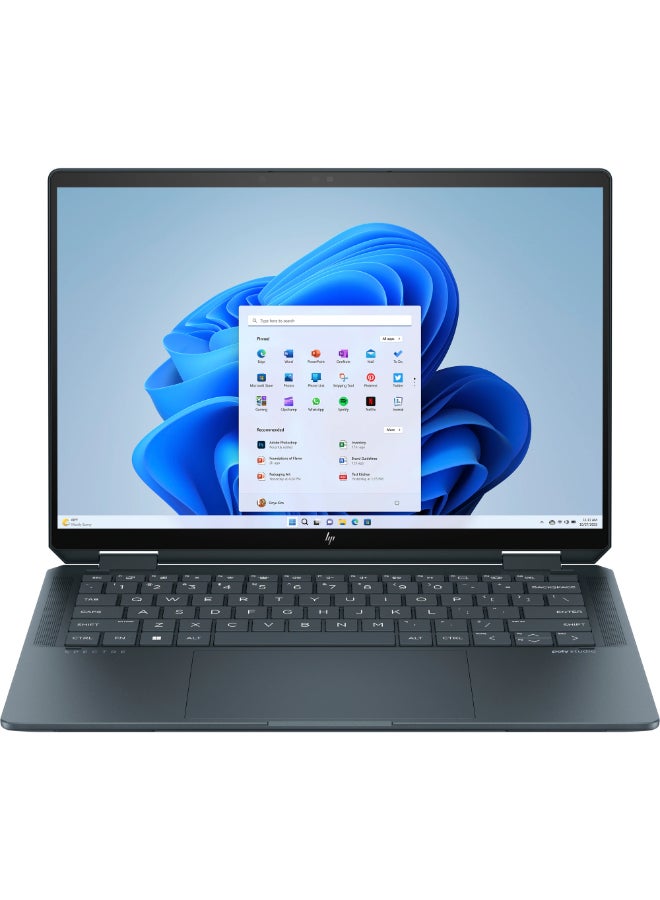 HP - Spectre x360 Convertible 2-In-1 Laptop With 14-Inch Display,Core Ultra 7-155H Processor/32GB RAM/1TB SSD/Intel Arc Graphics/Windows 11 Home English/Arabic Slate Blue - Image 1