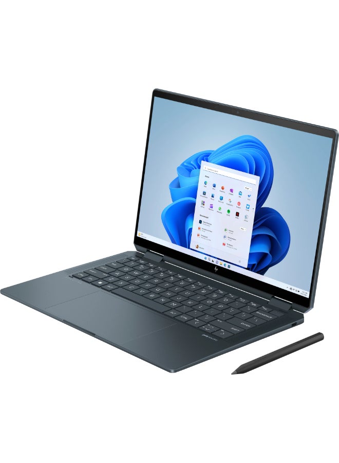 HP - Spectre x360 Convertible 2-In-1 Laptop With 14-Inch Display,Core Ultra 7-155H Processor/32GB RAM/1TB SSD/Intel Arc Graphics/Windows 11 Home English/Arabic Slate Blue - Image 1