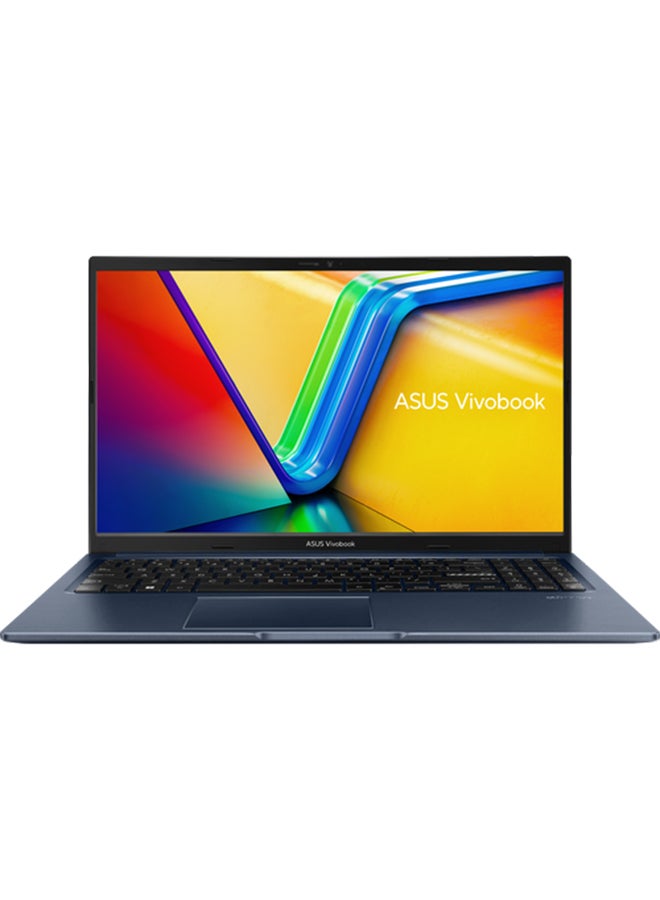 ASUS - Vivobook (Upgraded Version) Laptop With 15.6-Inch Display, Core i7-12700H Processor/8GB RAM/512GB SSD/Intel Iris XE Graphics/Windows 11 English/Arabic Quiet Blue - Image 1