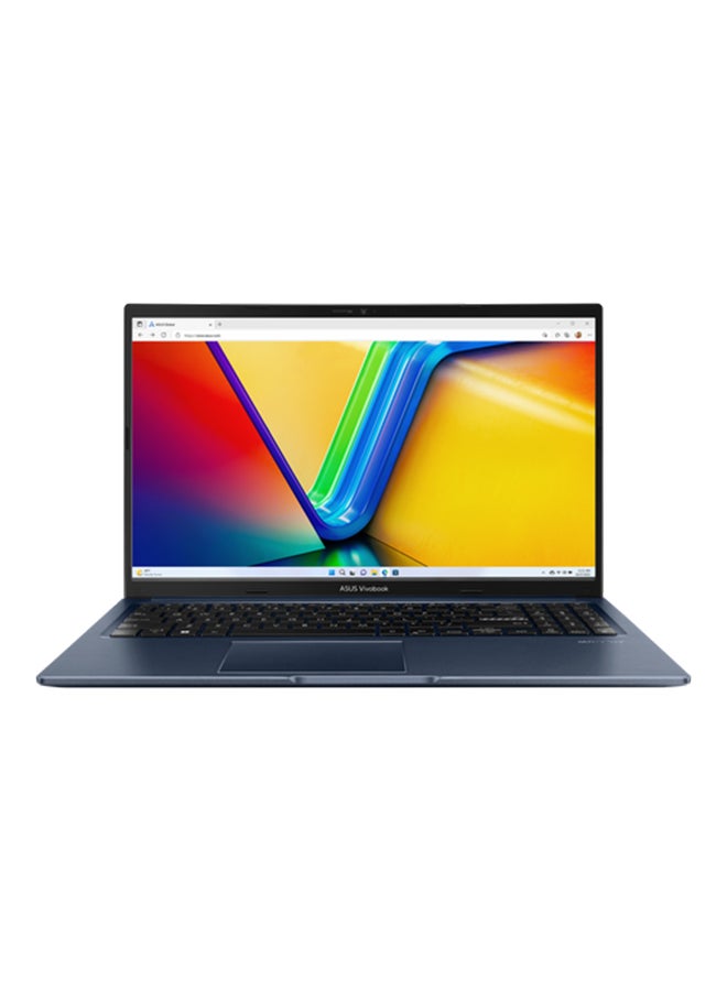 ASUS - Vivobook (Upgraded Version) Laptop With 15.6-Inch Display, Core i7-12700H Processor/8GB RAM/512GB SSD/Intel Iris XE Graphics/Windows 11 English/Arabic Quiet Blue - Image 1