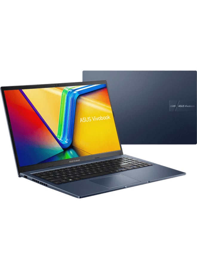 ASUS - Vivobook (Upgraded Version) Laptop With 15.6-Inch Display, Core i7-12700H Processor/8GB RAM/512GB SSD/Intel Iris XE Graphics/Windows 11 English/Arabic Quiet Blue - Image 1
