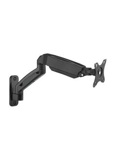 GameOn GO-5015 Economy Spring-Assisted Wall Mounted Single Monitor Arm For Gaming And Office Use, 17" - 32", Arm Up To 9 KG Black  - Image 1