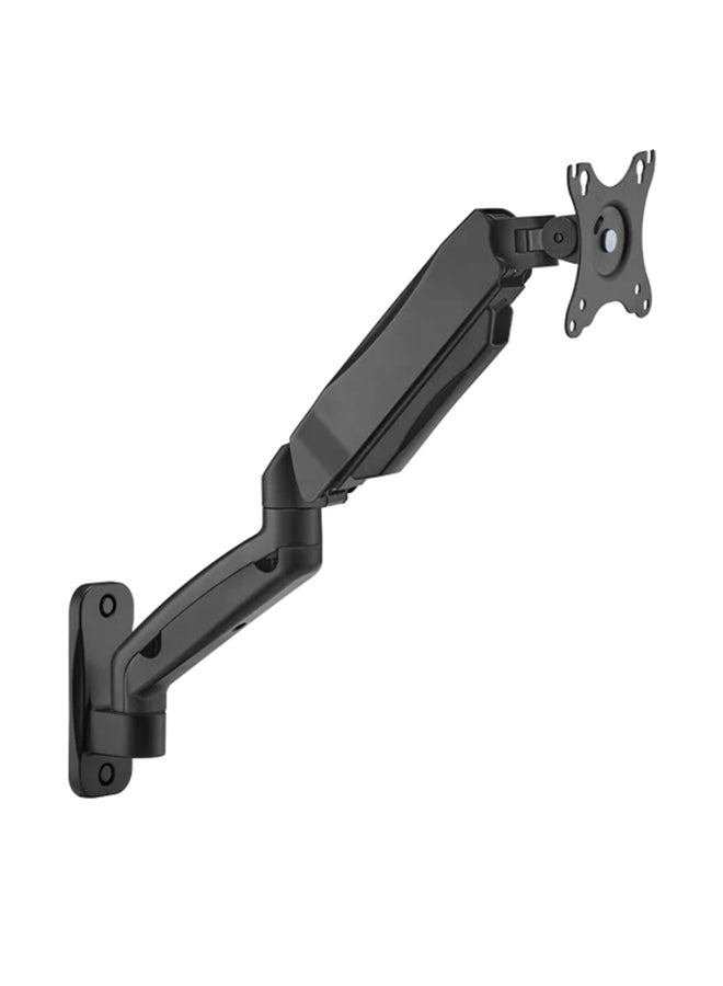 GAMEON GO-5015 Economy Spring-Assisted Wall Mounted Single Monitor Arm For Gaming And Office Use, 17" - 32", Arm Up To 9 KG Black - Image 2