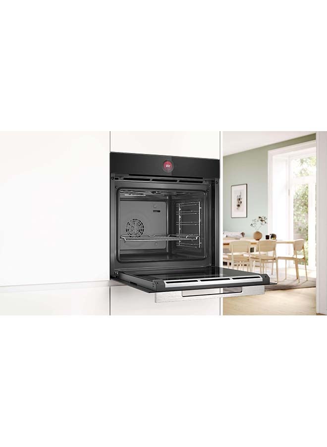 BOSCH Series 8 Built-In Electric Oven 60X60cm 3D Hot Air 71 L 3600 W HBG7341B1M Black - Image 3