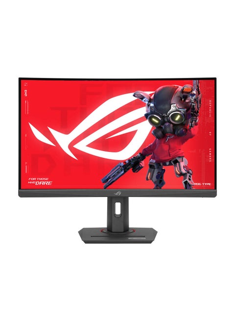 شاشة منحنية للألعاب ROG Strix XG27WCS USB Type-C، شاشة VA سريعة WQHD مقاس 27 بوصة، معدل تحديث 180 هرتز، وقت استجابة 1 مللي ثانية (GtG)، تقنية NVIDIA G-Sync وAMD FreeSync، 90LM09P1-B01370