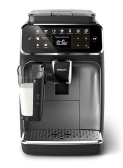 Philips Series 4300 LatteGo Fully Automatic Espresso Coffee Machine with intuitive Display, up to 8 Different Coffees, 12-Step Grinder Levels and Durable Ceramic Grinders 1.8 L 1500 W EP4346/70 Black  - Image 5