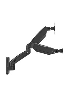 GameOn GO-5008 Economy Spring-Assisted Wall Mounted Dual Monitor Arm For Gaming And Office Use, 17" - 32", Each Arm Up To 9 KG Black  - Image 1