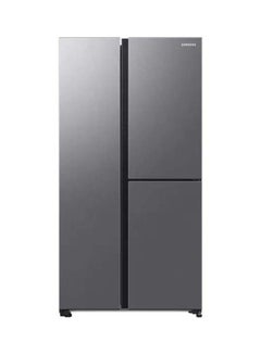 سامسونج Side By Side Refrigerator 132Cuft Freezer 78Cuft RH69DG803ES9ZA Silver  - Image 1