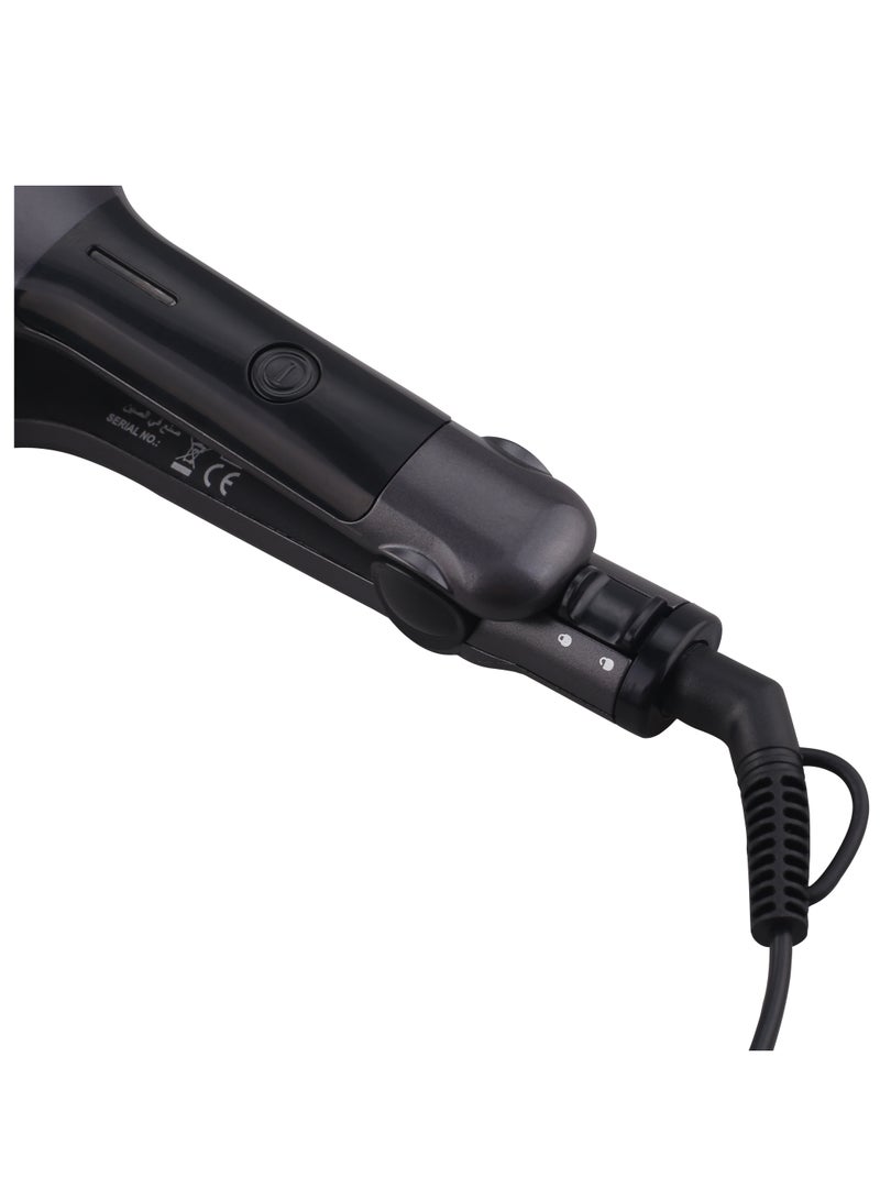 SONASHI Professional Hair Straightener With Max Temperature Upto 230C Sleek Design With Ceramic Coating Plate And 360 Swivel Cord Adjustable Temperature Settings For Versatile Styling  SHS-2087 Black - Image 4