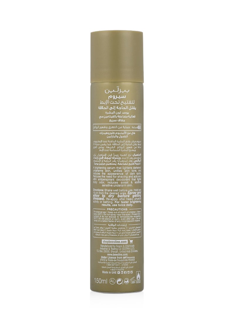 Beesline Radiant Bright Underarm Serum - Delays Shaving 150ml  - Image 2