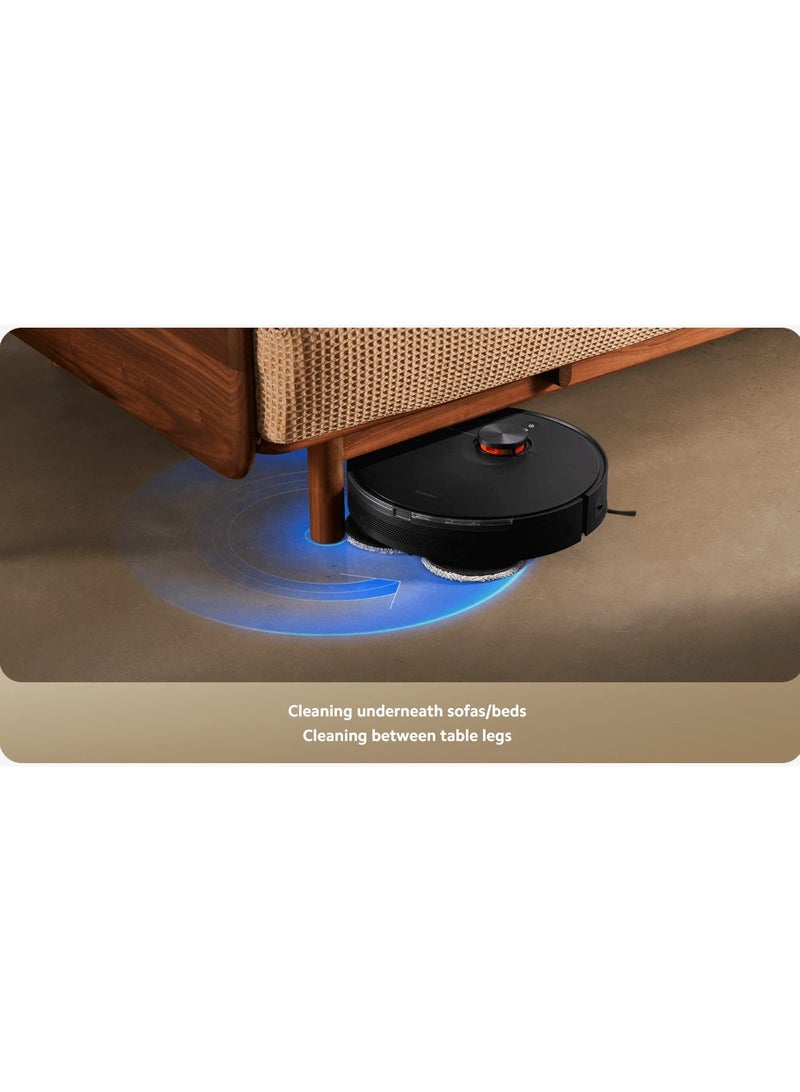 Xiaomi - Robot Vacuum S20+ | 5200mAh battery | 6000Pa suction fan | Voice Control | Supports Mi Home/Alexa/Google App | 55 W B108GL Black - Image 1